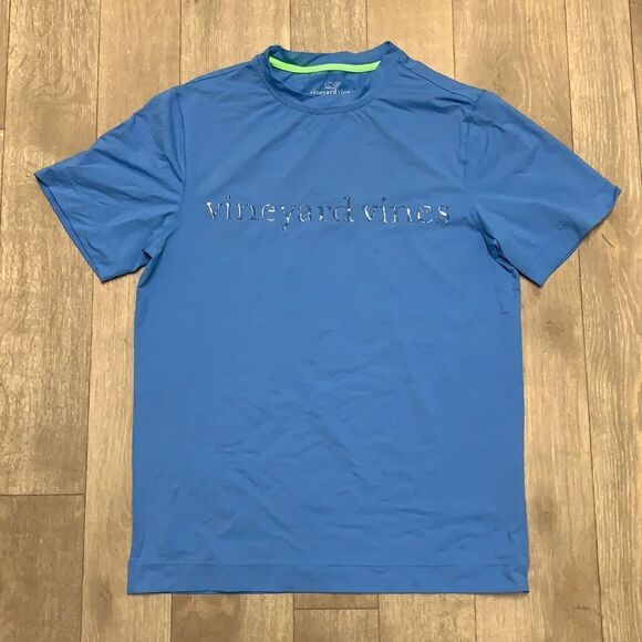 ‎Mens Vineyard Vines Performance Shortsleeve Shirt - Picture 1 of 4